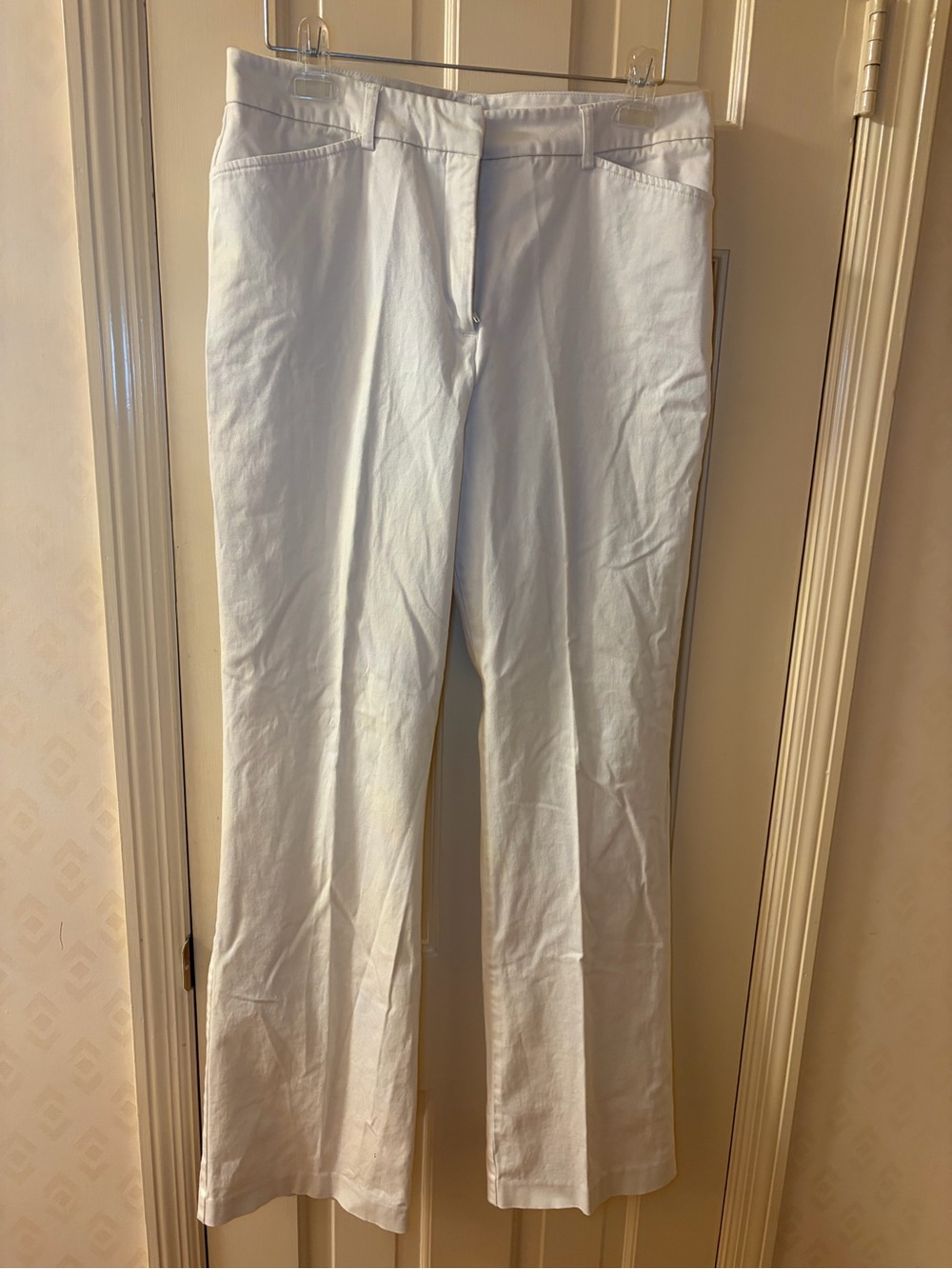 😍New York & Company Off White Wide-Leg Sz10 Tall Pants💕